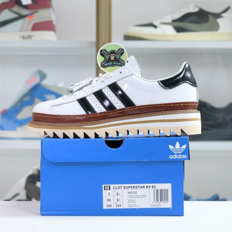 Fashionable Kimikick CLOT x adidas originals Superstar 3416