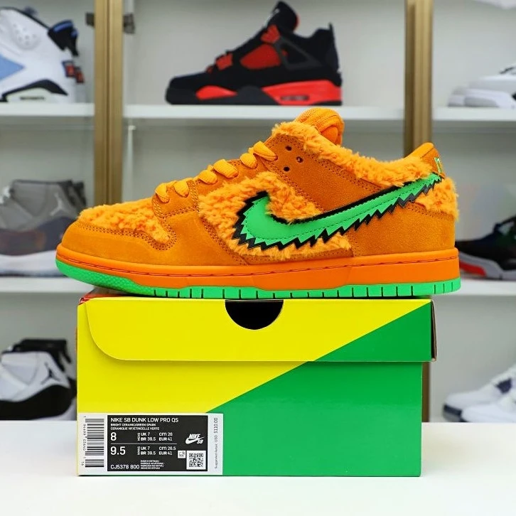 Fashionable Kimikick GRATEFUL DEAD X DUNK LOW SB ORANGE 3485