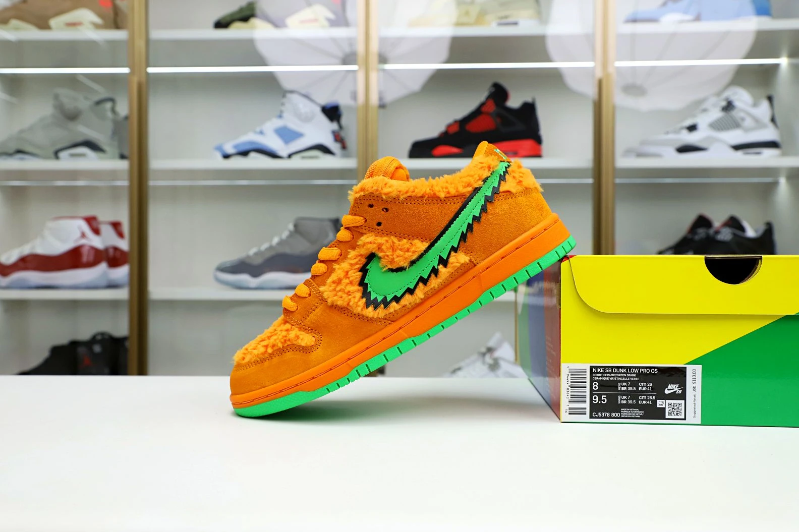 Fashionable Kimikick GRATEFUL DEAD X DUNK LOW SB ORANGE 3485