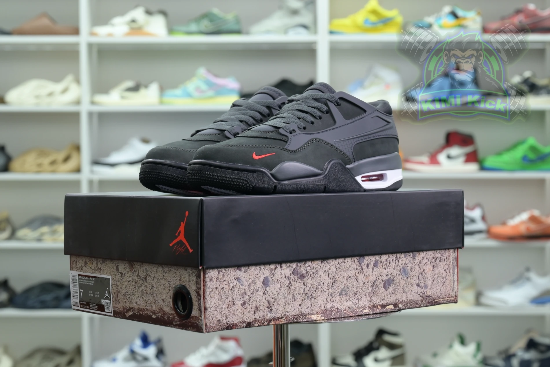 Fashionable Kimikick Nigel Sylvester x Jordan Air Jordan 4 RM SP “Anthracite” 1852