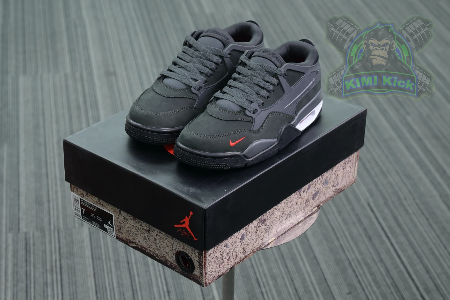 Fashionable Kimikick Nigel Sylvester x Jordan Air Jordan 4 RM SP “Anthracite” 1852