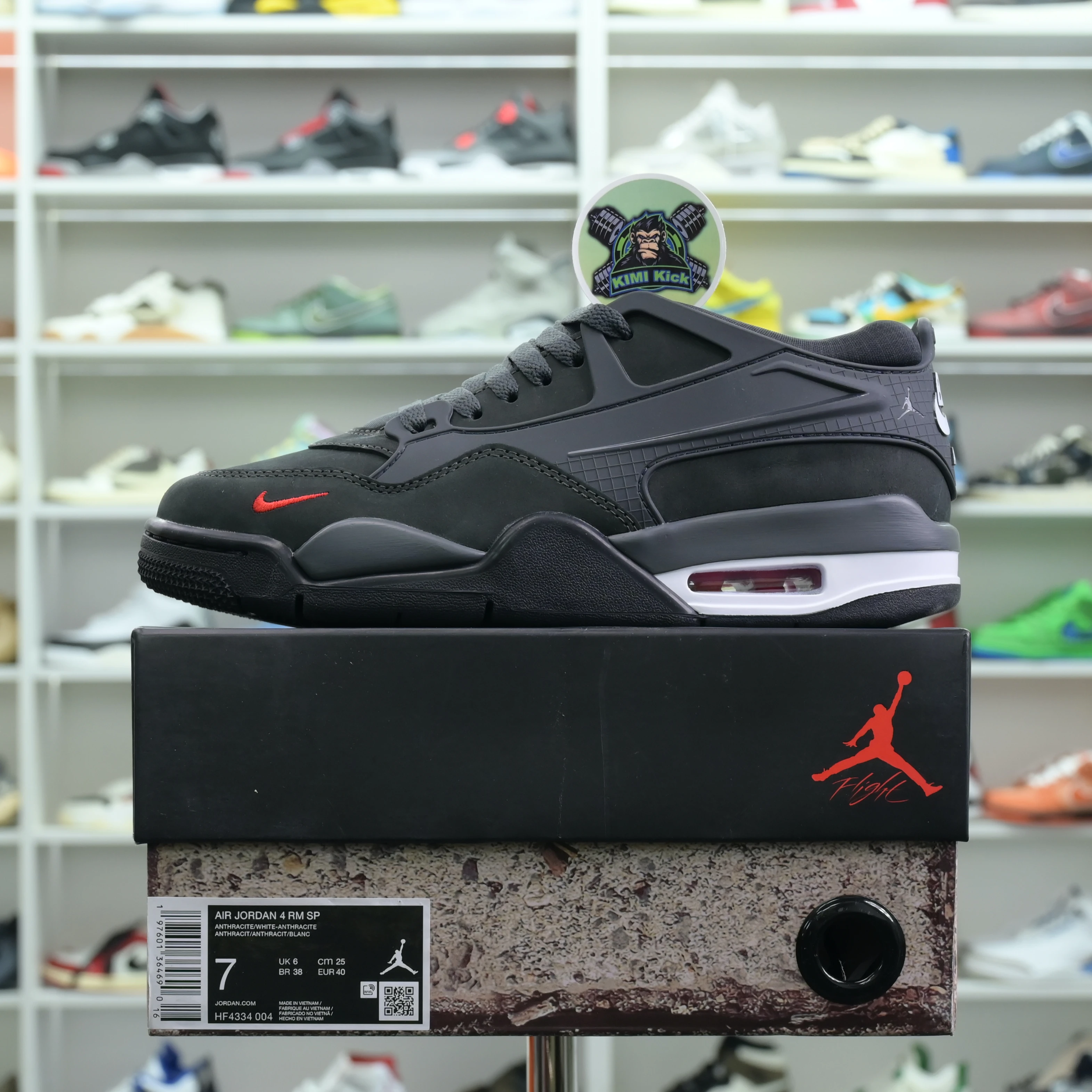 Fashionable Kimikick Nigel Sylvester x Jordan Air Jordan 4 RM SP “Anthracite” 1852