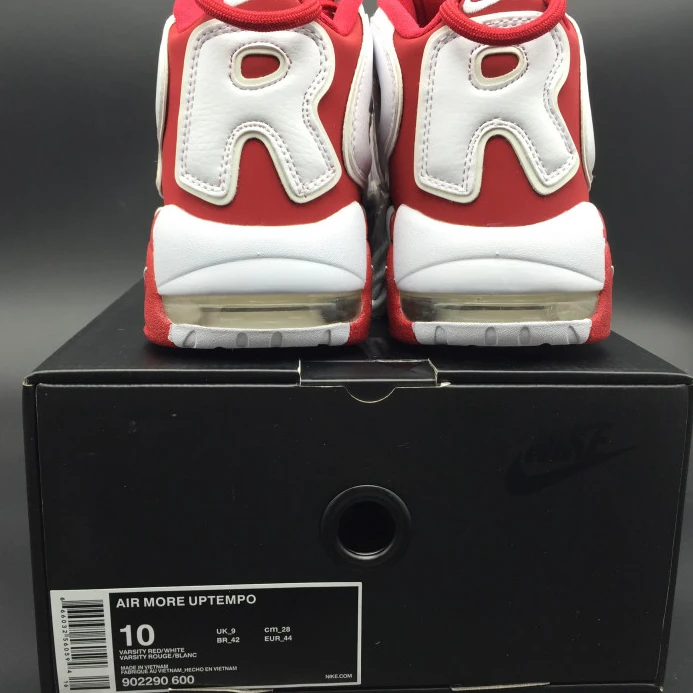 Fashionable Sup*e x nike air more uptempo varsity red white 902290- 3162