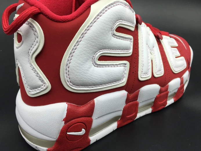 Fashionable Sup*e x nike air more uptempo varsity red white 902290- 3162