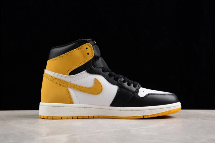 Fashionable air jordan 1 retro high yellow ochre 555088- 1599