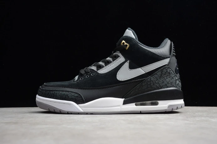 Fashionable air jordan 3 tinker black cement grey ck4348- 1200