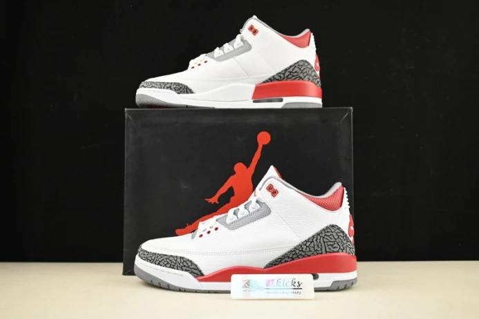 Fashionable air jordan 3 “fire red” dn3707- 1776