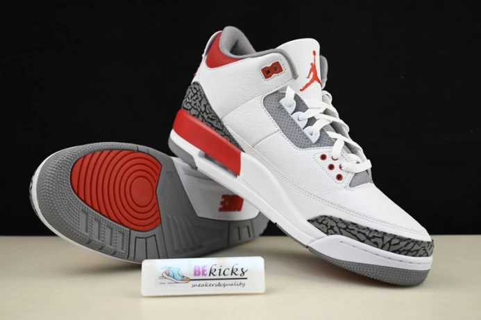 Fashionable air jordan 3 “fire red” dn3707- 1776