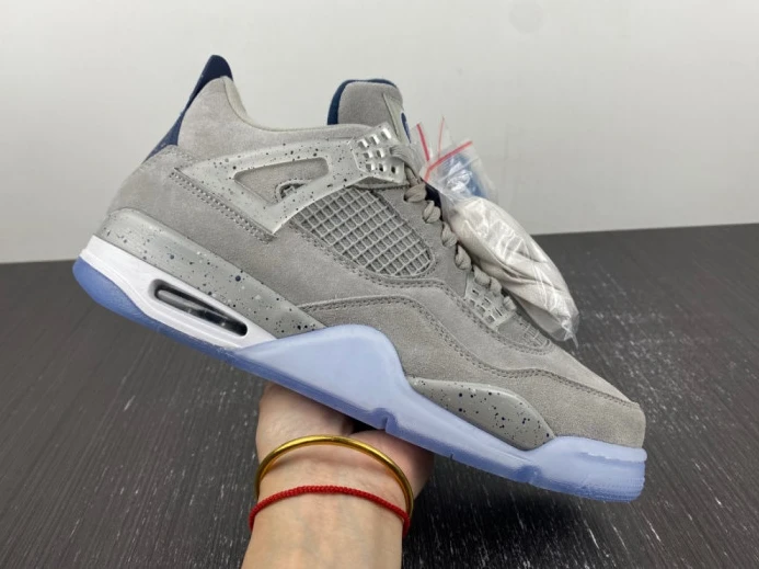 Fashionable air jordan 4 retro georgetown aj4- 1721