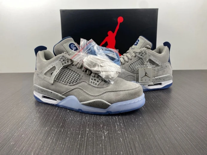Fashionable air jordan 4 retro georgetown aj4- 1721
