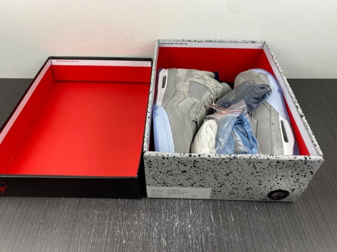 Fashionable air jordan 4 retro georgetown aj4- 1721