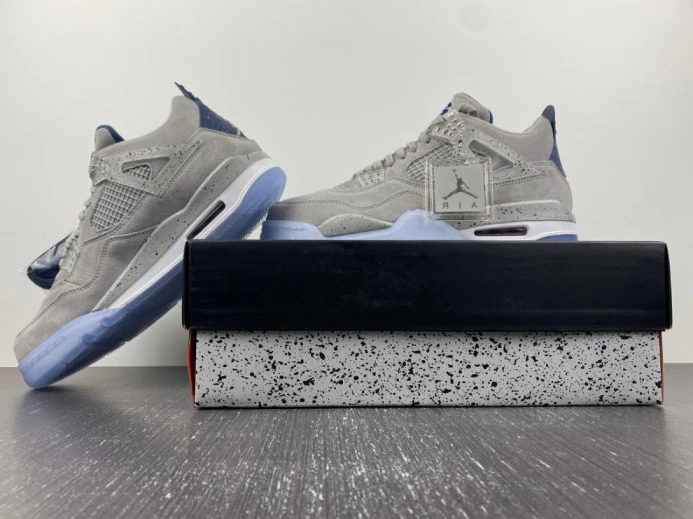 Fashionable air jordan 4 retro georgetown aj4- 1721