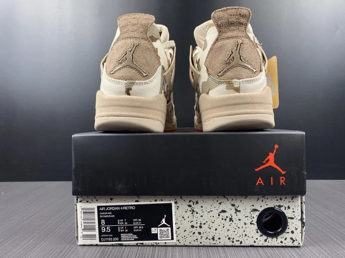 Fashionable aleali may x air jordan 4 ''camo'' dj1193- 1703