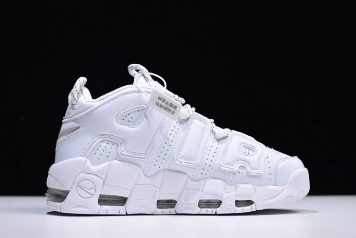 Fashionable nike air more uptempo “triple white” 921948- 2964