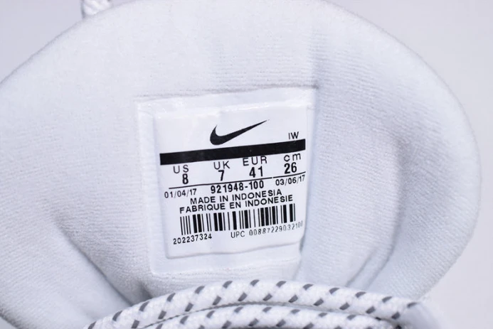 Fashionable nike air more uptempo “triple white” 921948- 2964
