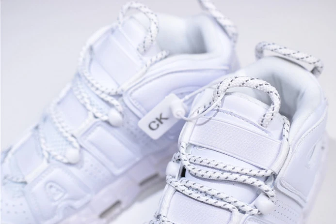 Fashionable nike air more uptempo “triple white” 921948- 2964