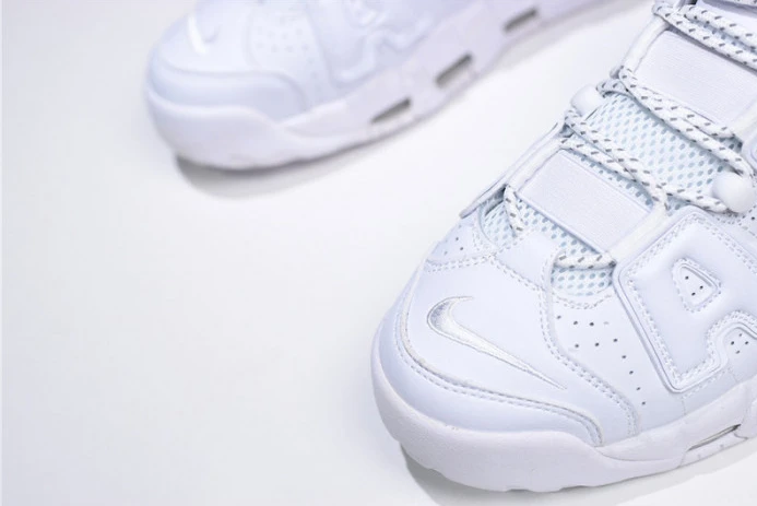 Fashionable nike air more uptempo “triple white” 921948- 2964