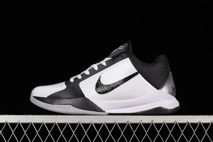 Fashionable nike zoom kobe 5 tb ''white black'' 407710- 2986