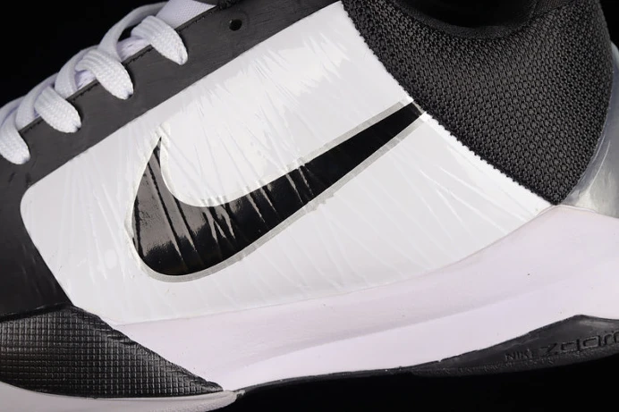 Fashionable nike zoom kobe 5 tb ''white black'' 407710- 2986