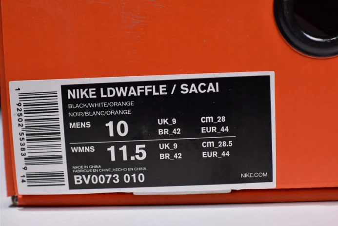 Fashionable sacai × nike ldv waffle daybreak black bv0073- 3138