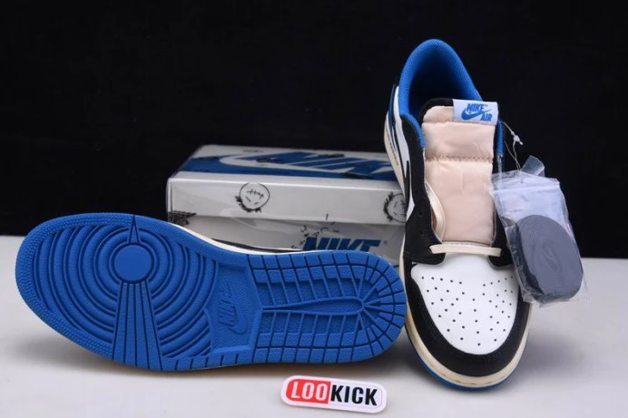 Fragment Design x Travis Scott x Air Jordan 1 Retro Low DM7866- Fashionable 813