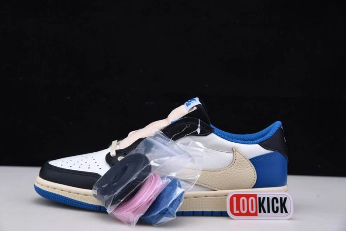 Fragment Design x Travis Scott x Air Jordan 1 Retro Low DM7866- Fashionable 813