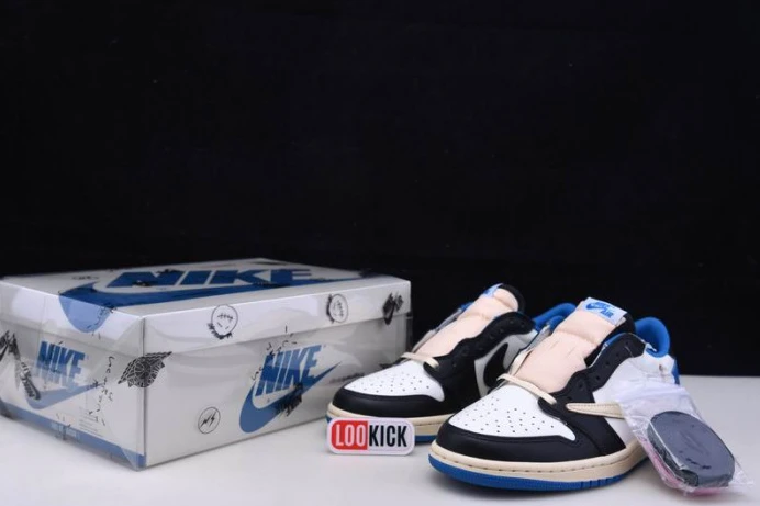 Fragment Design x Travis Scott x Air Jordan 1 Retro Low DM7866- Fashionable 813