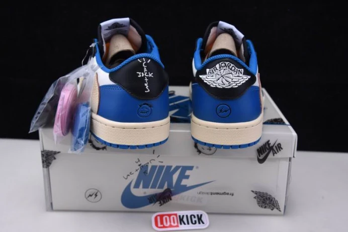 Fragment Design x Travis Scott x Air Jordan 1 Retro Low DM7866- Fashionable 813
