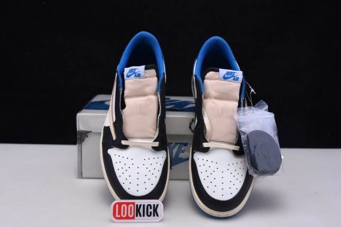 Fragment Design x Travis Scott x Air Jordan 1 Retro Low DM7866- Fashionable 813