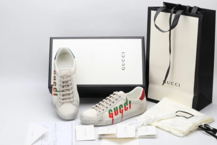 GUCC ACE EMBROIDERED LOW-TOP SNEAKER 576137 A38V0 Fashionable 2924