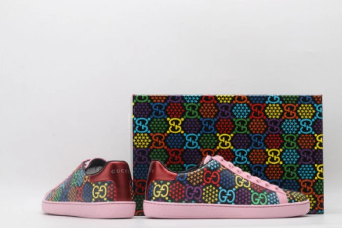 GUCC ACE EMBROIDERED LOW-TOP SNEAKER 610085 H2020 EasyMatch 2918