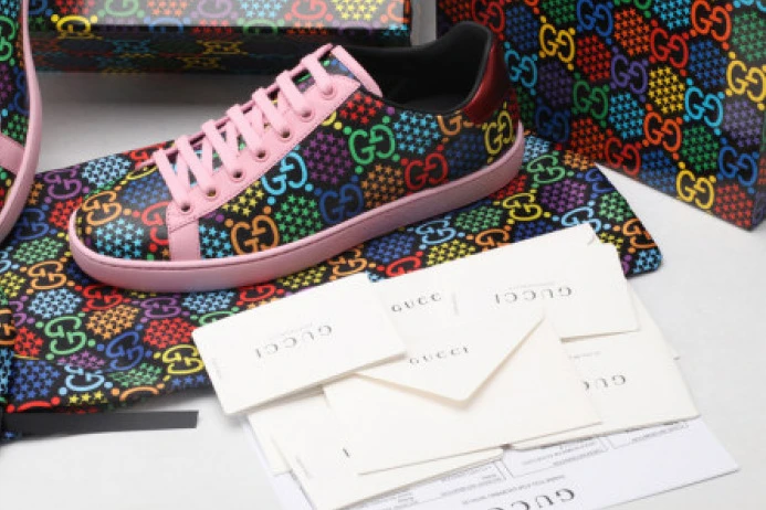 GUCC ACE EMBROIDERED LOW-TOP SNEAKER 610085 H2020 EasyMatch 2918