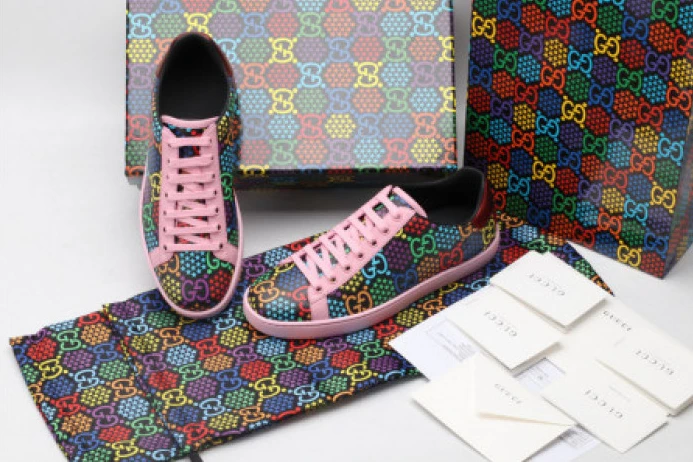 GUCC ACE EMBROIDERED LOW-TOP SNEAKER 610085 H2020 EasyMatch 2918