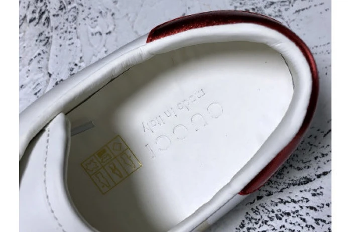 GUCC ACE EMBROIDERED LOW-TOP SNEAKER WHITE WITH LOGO SmartChoice 2915