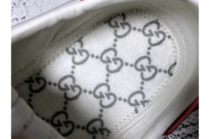 GUCC ACE EMBROIDERED LOW-TOP SNEAKER WHITE WITH LOGO SmartChoice 2915