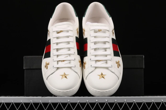 GUCC Ace Leather Sneaker 386750 02JQ0 Trendy 2936