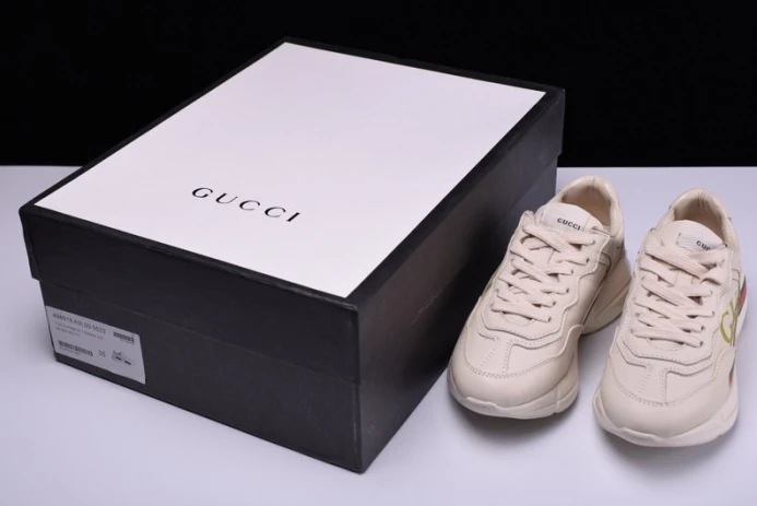GUCC LOGO RHYTON VINTAGE TRAINER SNEAKER 500877 DRW00 WellDesigned 2906