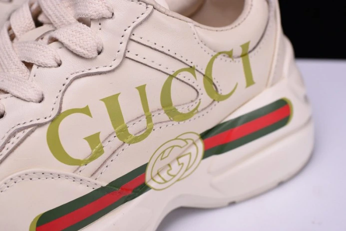 GUCC LOGO RHYTON VINTAGE TRAINER SNEAKER 500877 DRW00 WellDesigned 2906