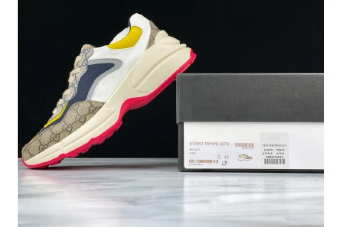 GUCC RHYTON VINTAGE TRAINER SNEAKER 619891 99WF0 BestValue 2904