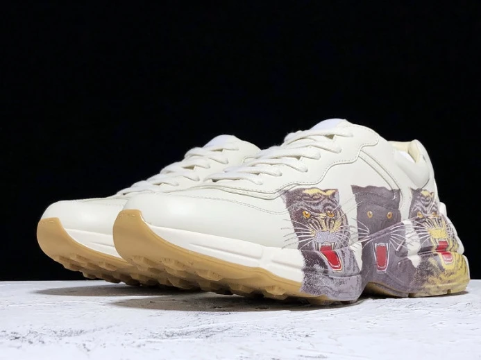 GUCC Rhyton Leather Sneaker With Tigers 576050 DRW00 StreetReady 2900