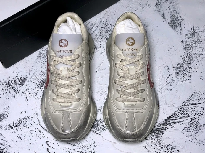 GUCC Rhyton Sneaker With Mouth Print 552089 A9L00 Fashionable 2905