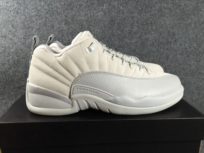 GoAnywhere Air Jordan 12 Low Grey Suede 308317- 1133
