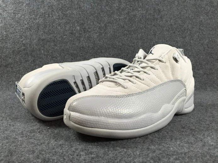 GoAnywhere Air Jordan 12 Low Grey Suede 308317- 1133