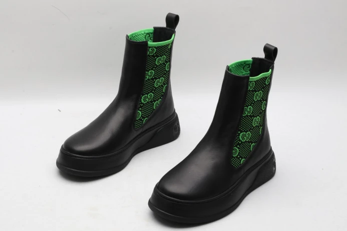 GoAnywhere GUCC Women's boot with GG jersey 2883
