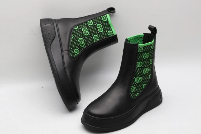 GoAnywhere GUCC Women's boot with GG jersey 2883
