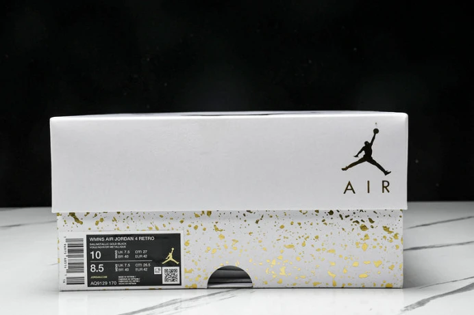 GoAnywhere Jordan 4 Retro Metallic Gold AQ9129- 541