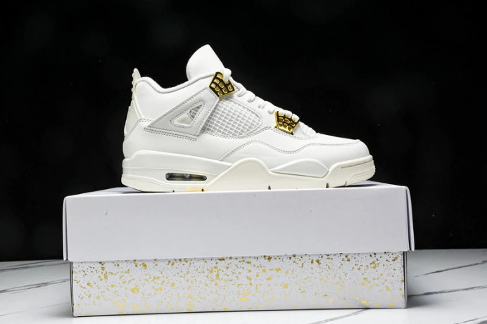 GoAnywhere Jordan 4 Retro Metallic Gold AQ9129- 541