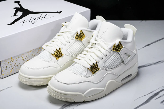 GoAnywhere Jordan 4 Retro Metallic Gold AQ9129- 541
