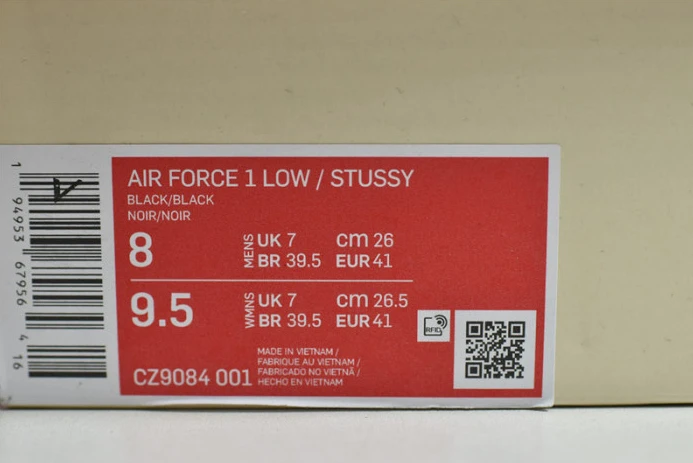 GoAnywhere nike air force 1 low stussy black cz9084- 3284