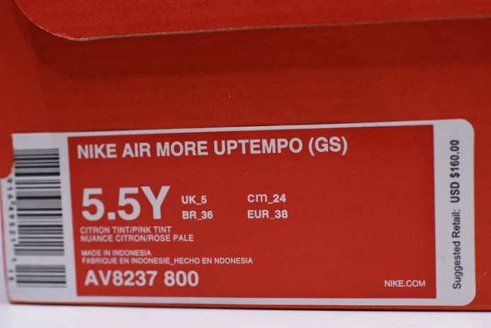 GoAnywhere nike air more uptempo tri-color lucky charms av8237- 3341